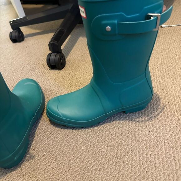 Hunter Teal Waterproof Boots - Picture 5 of 10